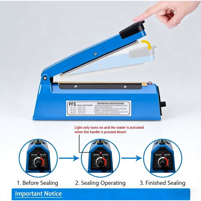 PFS-200 Impulse Heat Sealer – 8 Inch
